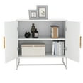 thumbnail image 2 of Solid wood square shape handle 2 doors sideboard, 2 of 9