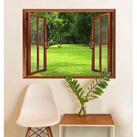 Wall26 Garden Green Grass Removable Wall Sticker/Wall Mural - 36"x48"