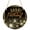 Gold, variant on Happy Birthday Round Front Door Welcome Sign, 7.8 Inch Wall Hanging Decor for Indoor Outdoor, Luxurious Black Golden Cake Fireworks Home Porch Hanger Decorations for Holiday Gift