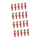 thumbnail image 5 of Tornillos de señuelo de 20x de 20x Reemplazo de gancos de conexión de conexión giros tornillos de tornillo de tornillo de Swivels Tackle de Rojo, 5 of 8