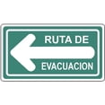 thumbnail image 1 of Letrero de Señal de Evacuación Señalamientos de Evacuación 20x20 cm De Evacuación Ruta de Evacuación Izquierda Fotolumin, 1 of 1