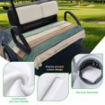 thumbnail image 5 of Golf Cart Seat Covers for 2 Seater, Farmhouse Teal Brown Soft Microfiber Cart Seat Towel Blanket, Retro Ombre Wooden Absorbent Breathable Non Slip Bench Seats Protector for Golf Course 51"x31", 5 of 8