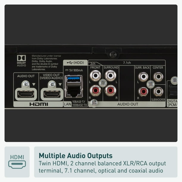 Panasonic 4K Ultra HD Blu-ray Player with HDR10+, Dolby Vision