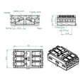 thumbnail image 4 of Lever Wire Terminals, Lever Nut Wire Connector Mini 55Pcs  For Equipment, 4 of 8