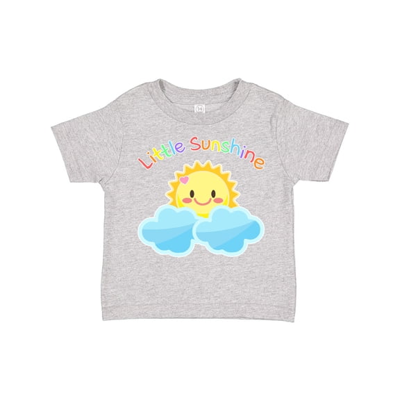 Inktastic Little Sunshine Cute Sun Rainbow Letters Boys or Girls Toddler T-Shirt