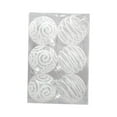 thumbnail image 3 of 6 bolas de Navidad, adornos decorativos para árboles de Navidad, bolas decorativas duraderas de 6 cm para cumpleaños, de Navidad, decoración espiral de rayas, 3 of 8