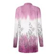 thumbnail image 4 of DDAPJ pyju Lightweight Cardigans for Women 2023,Open Front Drape Cardigan Gradient Floral Print Boho Kimono Casual Long Sleeve Holiday Coats Fall Winter Mid-Length Thin Jacket, 4 of 6