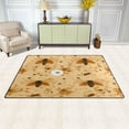 thumbnail image 3 of Bee and Floral Pattern Soft Polyester Area Rug 60''x39'', Non Slip, Memory Foam, Water Absorbent, 3 of 7