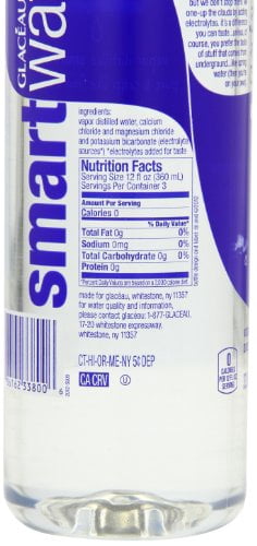 Glaceau Smart Electrolyte Enhanced  1 liter Plastic Bottles - Pack of 12