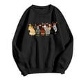 thumbnail image 3 of XDZJLR Men's Christmas Sweatshirts Xmas Fall Plus Hoodless Pullovers Fashion Holiday Logo Print Clothing Tops Crewneck Sweatshirt For Men Black Xxl, 3 of 4