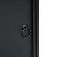 thumbnail image 6 of Christopher Knight Home Outdoor Modern Metal Tank Holder Side Table, Powder-Coated Iron with Door, Matte Black, 6 of 11
