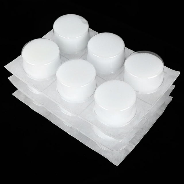 Needle Cleaning Cup Needle Dip Foam Disposable Dip Foam Needle Cleaning Cup Accessories 18pcs Disposable Needle Dip Foam Needle Head Cleaning Cup Accessories