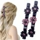 thumbnail image 1 of Pinzas para el pelo XINYU Trenzadas con piedras de cristal brillantes 2024 bandas de tela satinada, 1 of 7