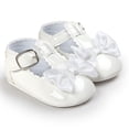 thumbnail image 3 of DPTALR Chaussures Bébé Nœud Princesse Semelle Souple Espadrilles Décontractées, 3 of 7