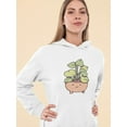 thumbnail image 2 of Cute Hoya Buddy Hoodie Women -Smartprints Designs, Female XX-Large, 2 of 4