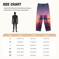 thumbnail image 3 of Fotbe Sunset Truck Highway Pantalones de Pijama para Mujer, Pantalones de Dormir, Pantalones Pj con Cordón y Bolsillos-Large, 3 of 6