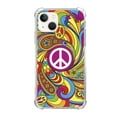 thumbnail image 1 of Peace Love Case Compatible with iPhone 13,Aesthetic Art Design TPU Bumper Bumper Cover Case, 1 of 6