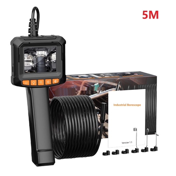 Waterproof Handheld Industrial Borescope 1920P Inspection Camera with LED Lights