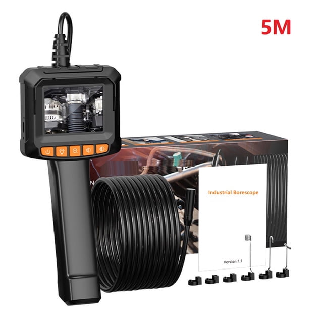 Waterproof Handheld Industrial Borescope 1920P Inspection Camera with LED Lights