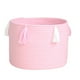 thumbnail image 5 of Cesta de almacenamiento Injueey de cuerda de algodón 2Conjunto Rosa, 5 of 6