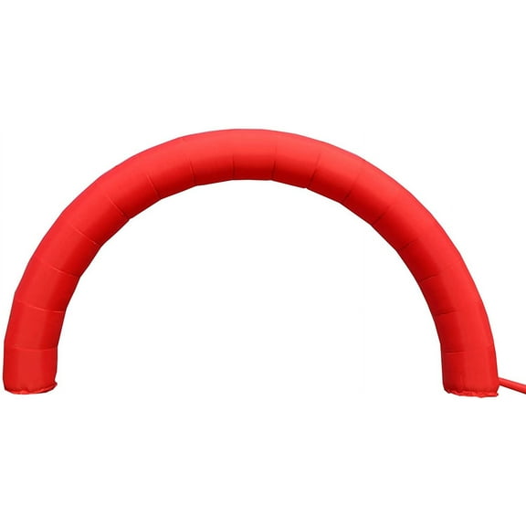 TECHTONGDA Inflatable Arch Advertising Birthday Party Decoration Arch PU Coated Oxford 19.6ft*9.8ft Red Color