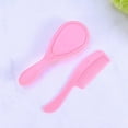 thumbnail image 3 of MesaSe Baby Brush and Comb Set Children Massage Care Safety Comb Comb Brush Combination Pink, 3 of 7