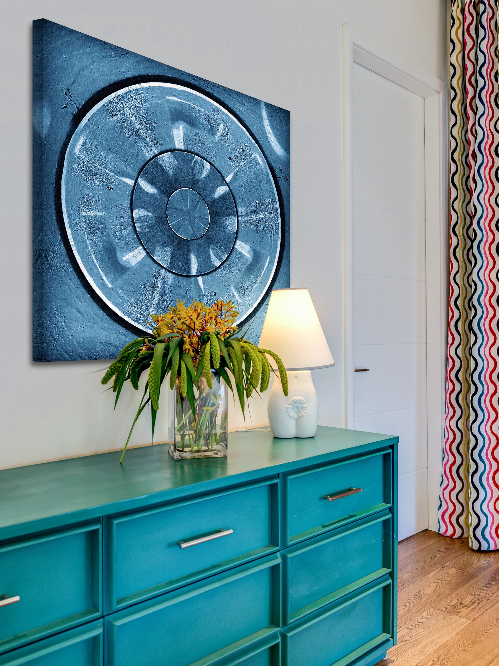 "Blue Journey" Painting Print on Wrapped Canvas