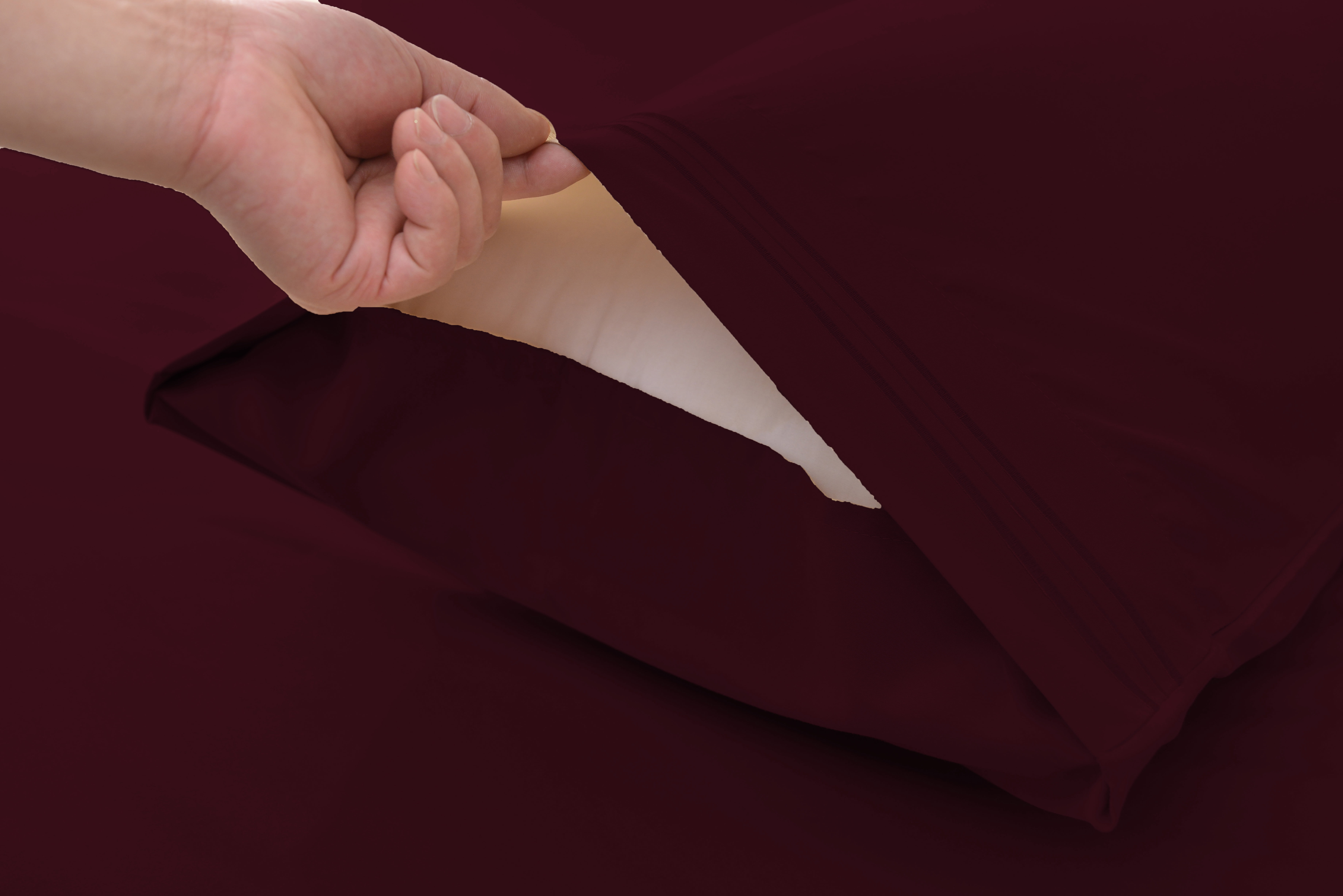 Perfectly Series Rayon Made from Bamboo Sheet Set - Wrinkle Free -Softer than Cotton- Deep Pockets - 4 Piece - 1 Fitted Sheet, 1 Flat, 2 Pillowcases Full, Eggplant