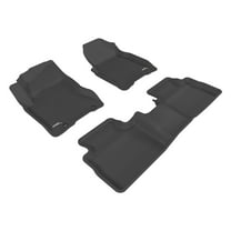 3D MAXpider Custom Fit Kagu Floor Mat (Black) Compatible with Nissan Rogue 2008-2013 - Full Set