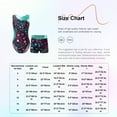 thumbnail image 7 of CHICTRY Kids Girls 2Pcs Gym Sports Yoga Suit Colorful Prints Sleeveless Leotard with Shorts Dance Outfit Starry Black 8, 7 of 7
