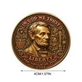 thumbnail image 5 of Final Cent Commemorative Keepsake Tribute Decorations, Nostalgic Historical Collectible Keepsake Ornaments, Retro Room Showcase Decoration, 1.6Inches, 5 of 9