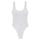 thumbnail image 4 of Trajes de baño de  para mujer Traje de baño sin espalda sin mangas para mujer Blanco Cola  Traje de baño, 4 of 5
