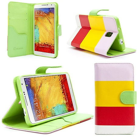i-Blason GalaxyNoteIII-Leather-Colors Leather Slim Book Case for Samsung Galaxy Note III Smartphone
