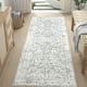 thumbnail image 1 of Alfombra corredor Jinchan 61x183 cm Gris Antideslizante Lavable a máquina, 1 of 7