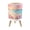 Color 2, variant on Small Trash Can with Lid Vibrant Tropical Beach Starfish Shells Colorful Flowers 1.8 Gallon Dog Proof Trash Can Round Garbage Can Waste Bin Wastebasket for Bathroom Bedroom
