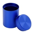 thumbnail image 2 of Aluminum Tea Canister, Portable Storage Tin, Travel Small Tea Container, Blue, 2 of 4