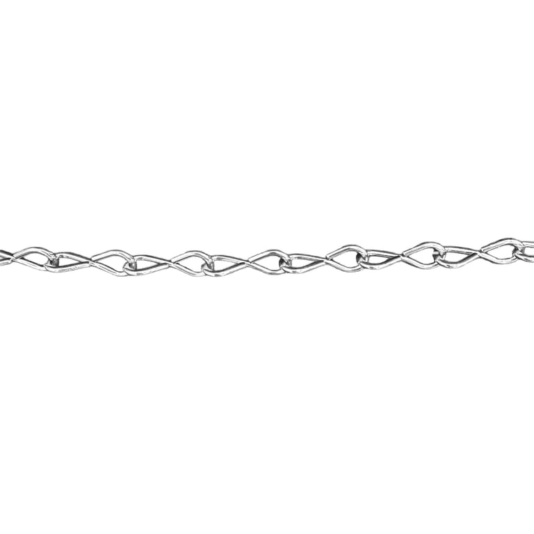 16 Jack Chain, 20 feet, Zinc-Plated, Peerless Chain Company