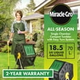 thumbnail image 4 of Miracle-Gro 18.5 Gal. Single Chamber Tumbling Composter, 4 of 7