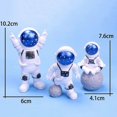 thumbnail image 3 of 3Pcs astronaut figurine cake topper outer space cake decoration astronaut model display miniature as, 3 of 5