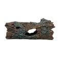 thumbnail image 3 of Escondite de pecera, tronco hueco de resina, tronco de árbol hueco, decoración de pecera de acuario S, 3 of 8