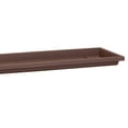 thumbnail image 3 of HC Companies Farmhouse Venetian 18 Inch Flower Box Saucer, Chocolate (2 Pk), 3 of 4
