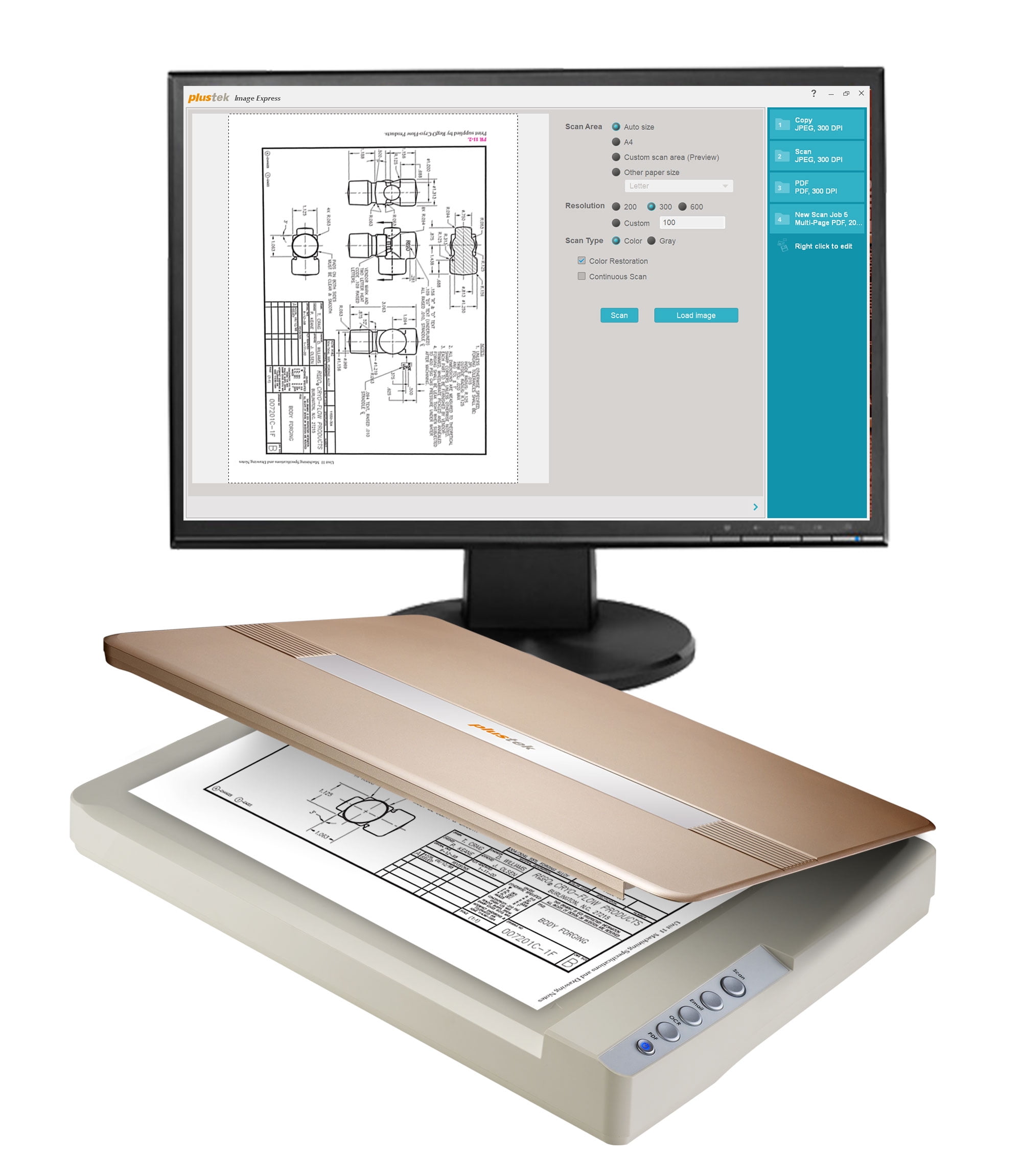 Canon imageFORMULA DR-C230 600 x 600 DPI Scanner ADF Noir A4 - Scanner - Rue du Commerce