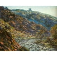 thumbnail image 2 of Monet, Claude 32x26 Gold Ornate Wood Framed with Double Matting Museum Art Print Titled - Ravine of the Petite Creuse 1889, 2 of 4