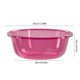 thumbnail image 3 of Highly Transparent Plastic Basin Thickened Household Washbasin Students Dormitory Washbasin Kitchen Washbasin Laundry Basin, 3 of 6