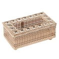 thumbnail image 2 of Caja para Servilletero Decorativo Rectangular Macarena Dorado Francés 19.5x11x9.5cm sostenedor del tejido, 2 of 8