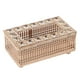 thumbnail image 2 of Caja de pañuelos rectangular de cristal para baño de hotel, contenedor francés Francés Dorado 19.5x11x9.5cm, 2 of 9
