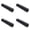 Black 4PCS, variant on Barbell Squat Pad Neck And Shoulder Protective Pad Cushion For Standard Bars