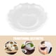 thumbnail image 5 of 4 platos de vidrio transparente para aperitivos, bandeja para postres de restaurante, soporte para bolsitas de té para servir galletas, aperitivos, frutas, café y tazas de té, 5 of 8