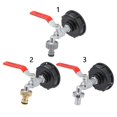 thumbnail image 2 of IBC adapter hose coupling 2-BRASS 2-BRASS, 2 of 5