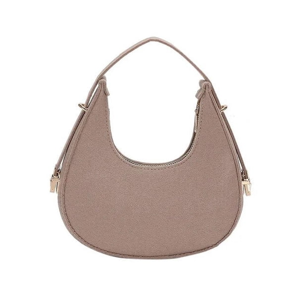 LHSHID Fashion Alligator Pattern Shoulder Bags for Women Small Handle Underarm Bag Clutch Felt Female Handbag with Purse